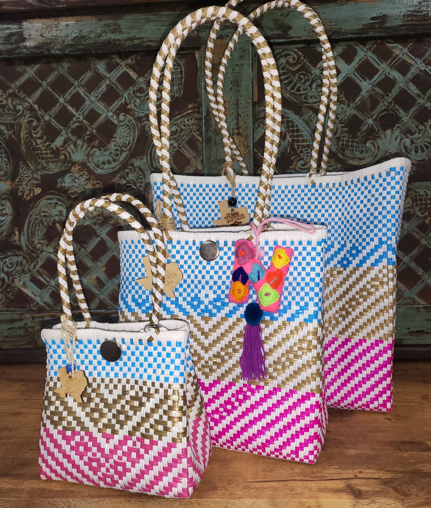 Hand Woven Recycled Handbag